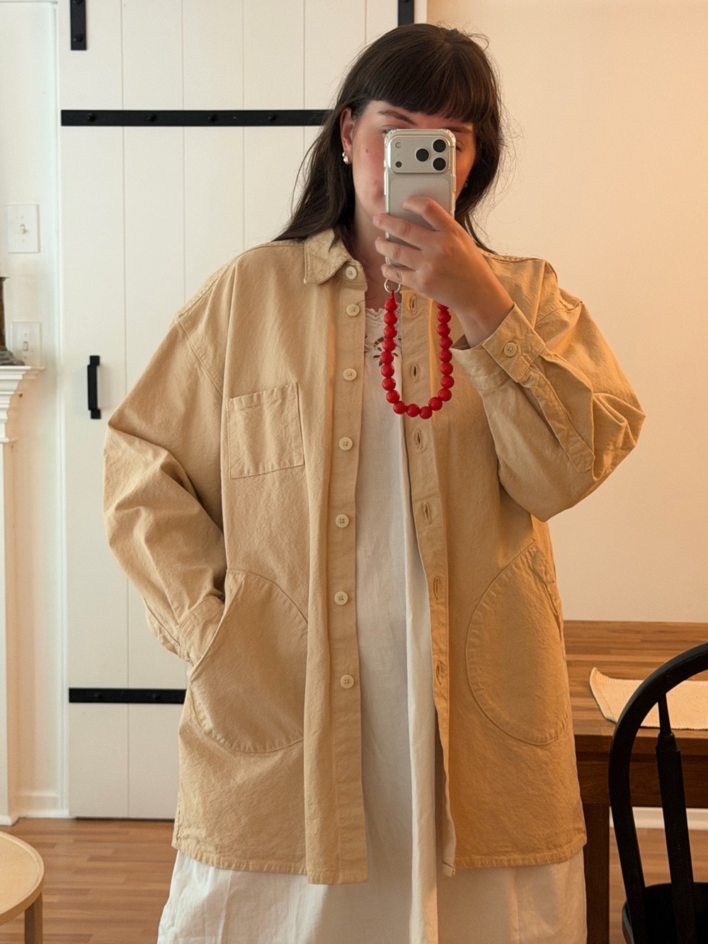Jesse Kamm Okuda Jacket in Buff | Size M/L